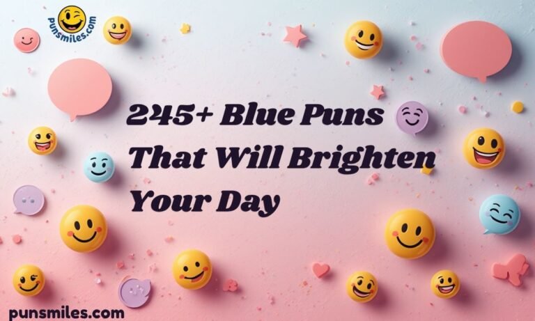 245+ Blue Puns That Will Brighten Your Day