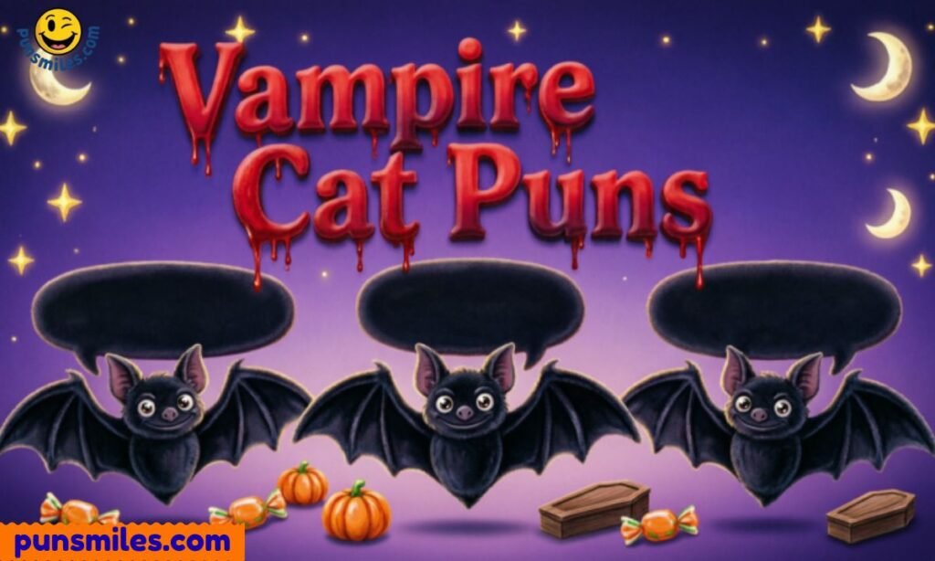 Vampire Cat Puns