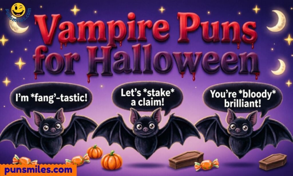 Vampire Puns for Halloween