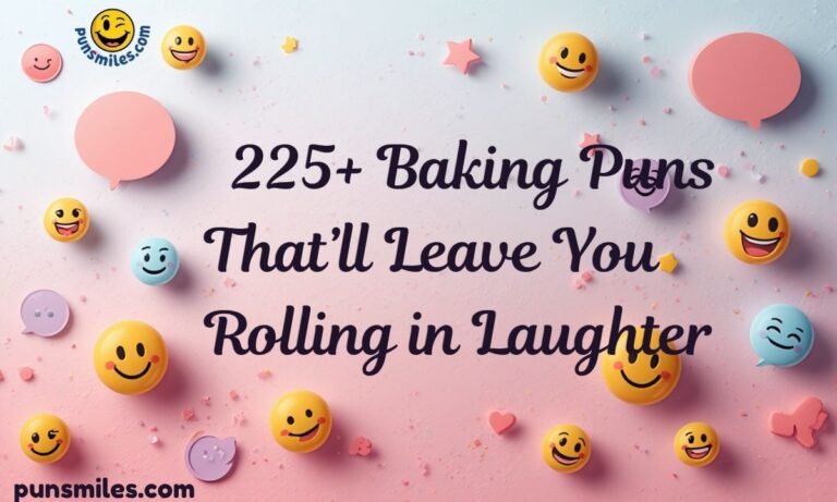 225+ Baking Puns That’ll Leave You Rolling in Laughter 
