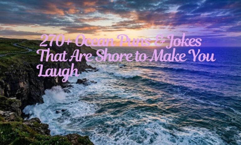 270+ Ocean Puns & Jokes That Are Shore to Make You Laugh