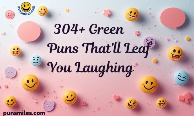 304+ Green Puns That’ll Leaf You Laughing
