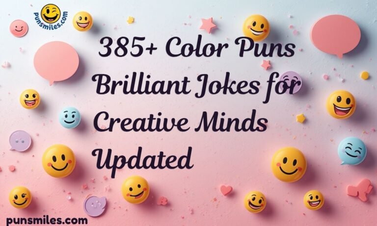385+ Color Puns Brilliant Jokes for Creative Minds Updated