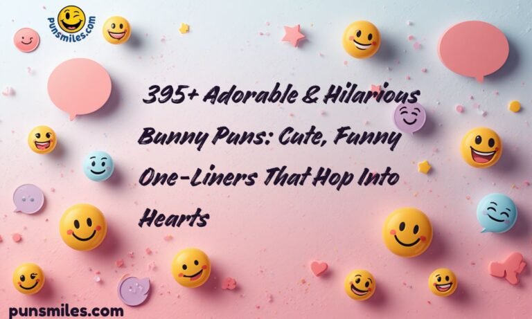 395+ Adorable & Hilarious Bunny Puns Cute, Funny One-Liners That Hop Into Hearts