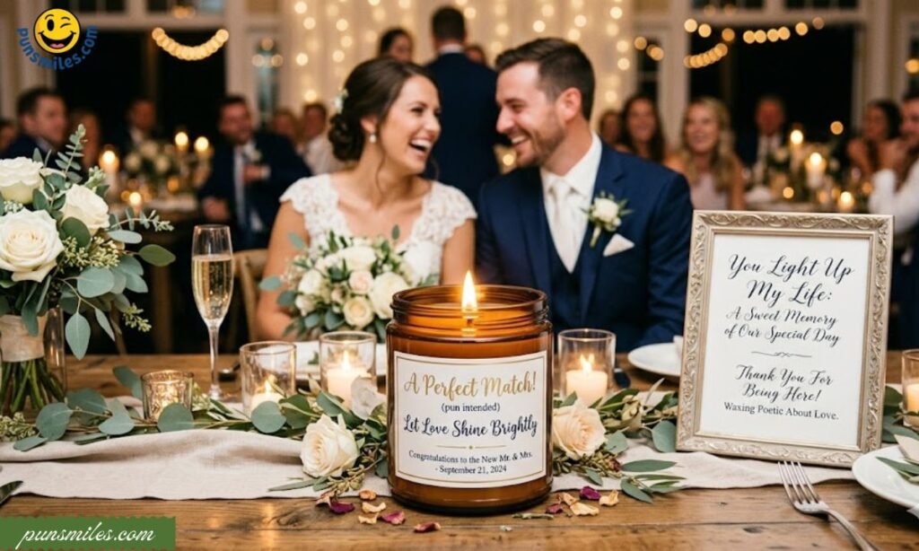 Candle Puns for Wedding