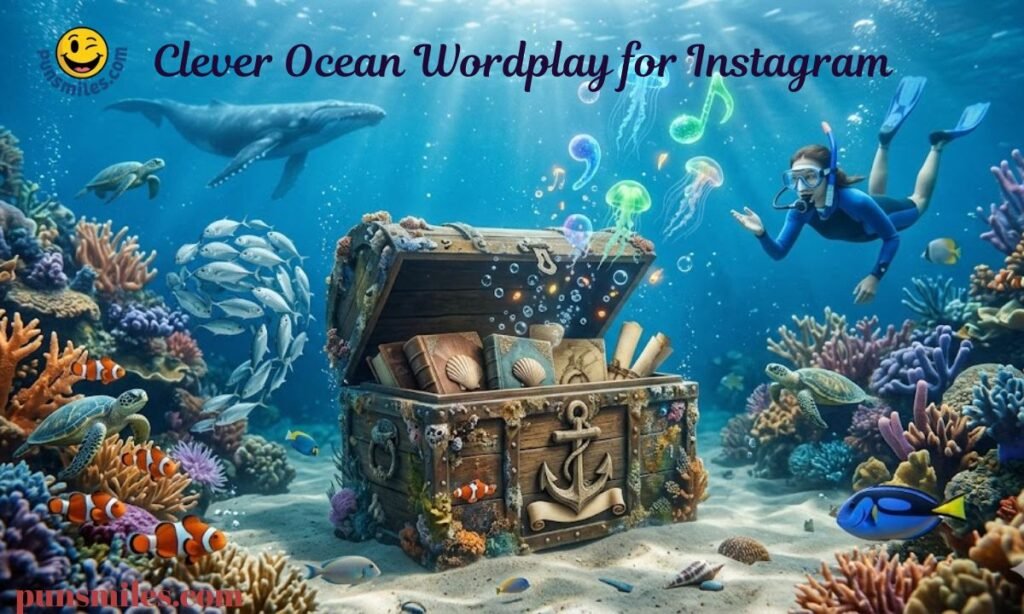 Clever Ocean Wordplay for Instagram