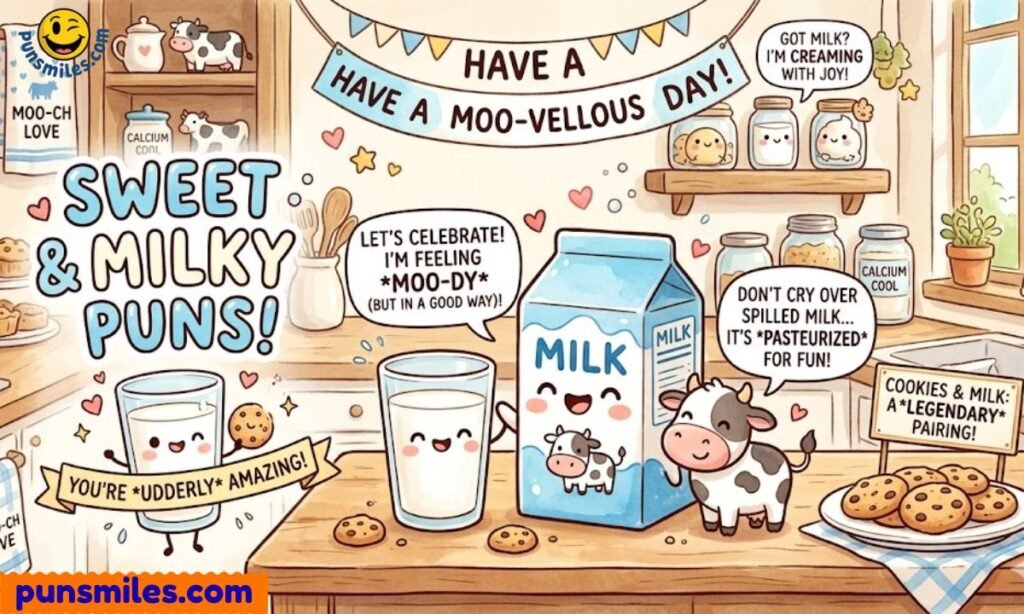 Cute Milk Puns