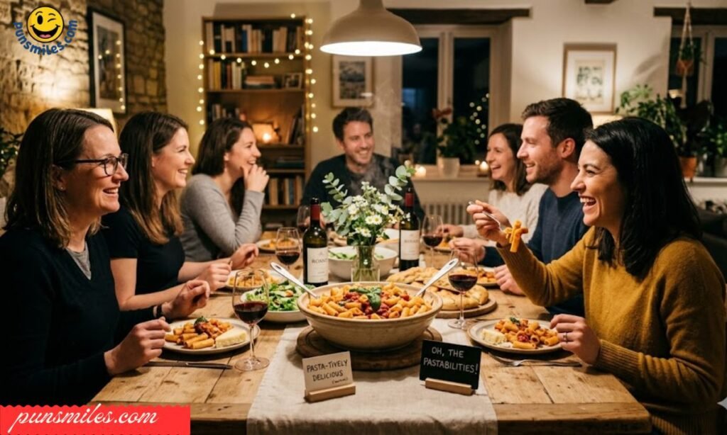 Dinner Party Pasta Puns