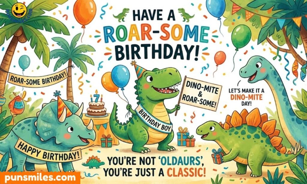 Dino Birthday Puns