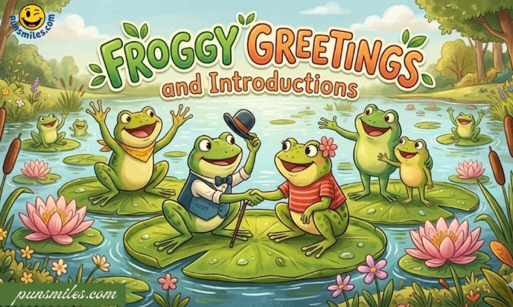 Froggy Greetings and Introductions