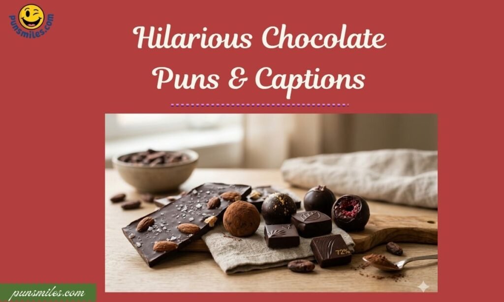 Hilarious Chocolate Puns & Captions 