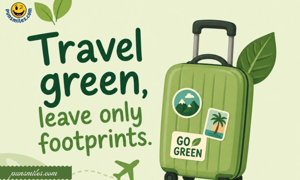 Travel Friendly Green Puns for Tourists