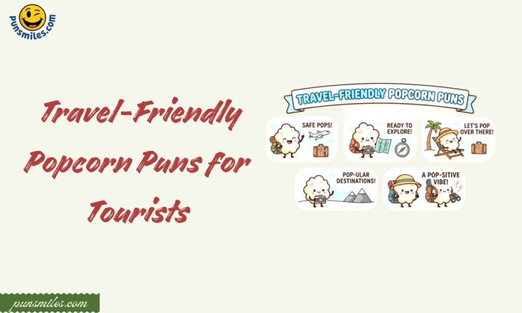 Travel-Friendly Popcorn Puns for Tourists