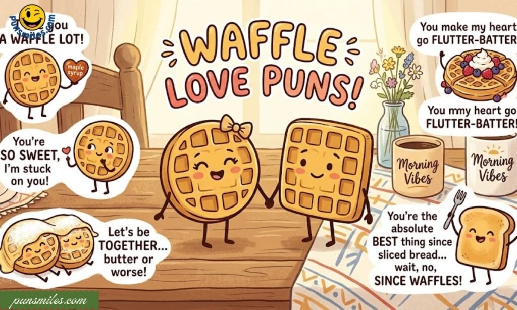 Waffle Love Puns