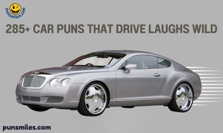 285+ Car Puns That Drive Laughs Wild