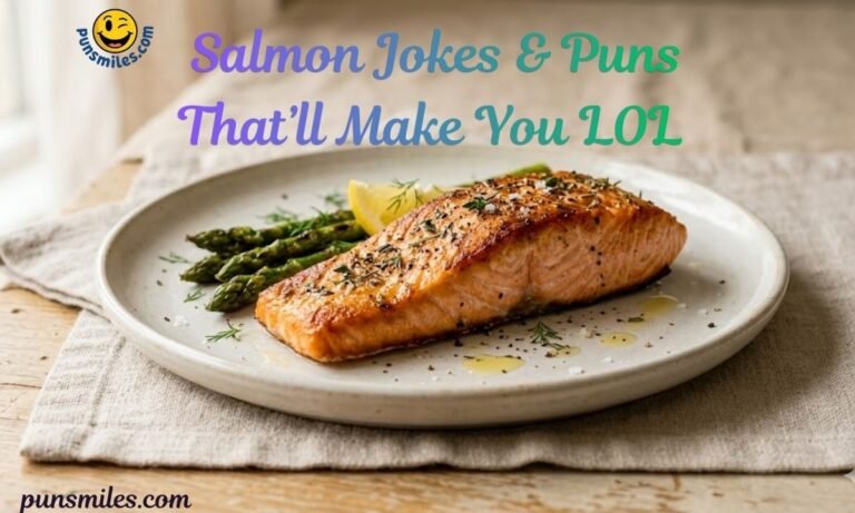 285+ Salmon Jokes & Puns That’ll Make You LOL 2026