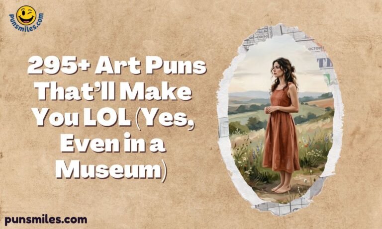 295+ Art Puns That’ll Make You LOL (Yes, Even in a Museum)
