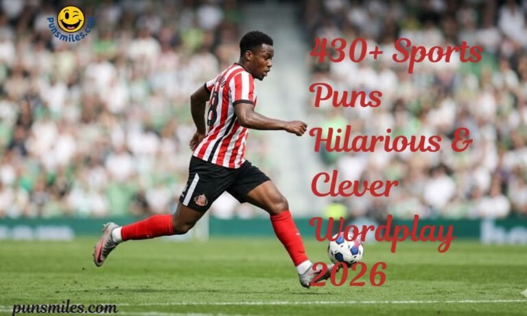 430+ Sports Puns Hilarious & Clever Wordplay 2026