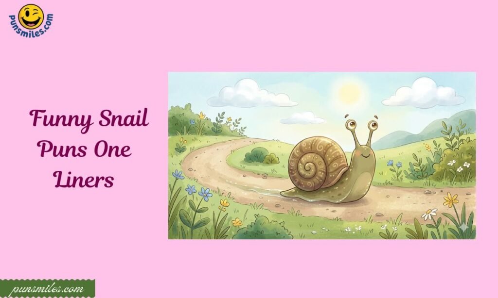 Funny Snail Puns One Liners
