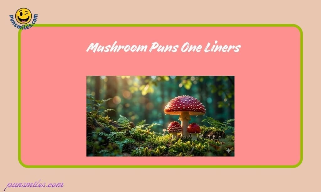 Mushroom Puns One Liners