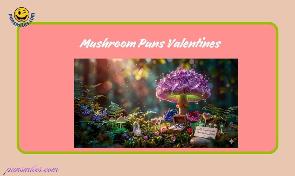 Mushroom Puns Valentines
