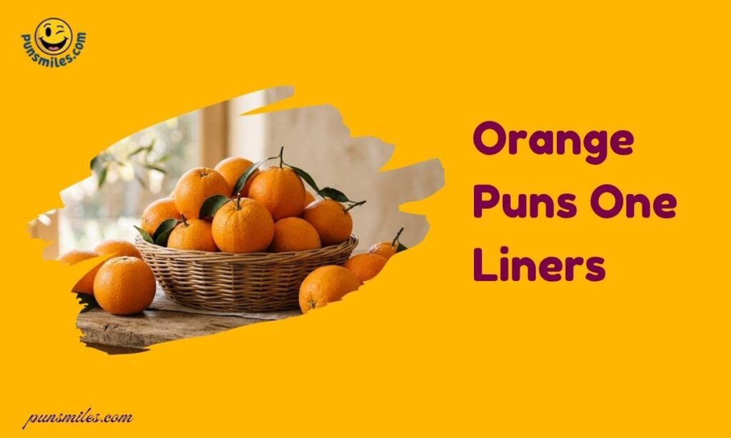 Orange Puns One Liners