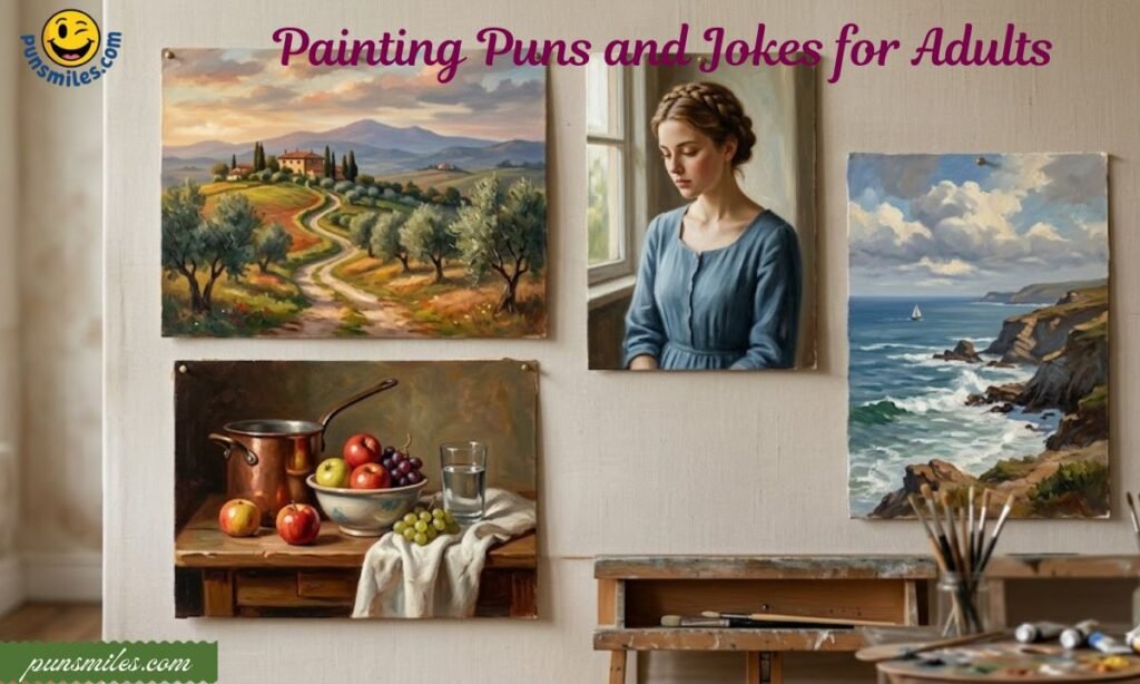 Painting Puns and Jokes for Adults