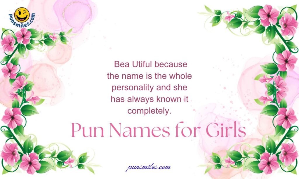  Pun Names for Girls
