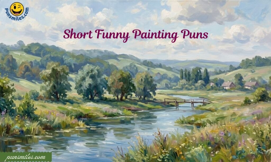 Short Funny Painting Puns