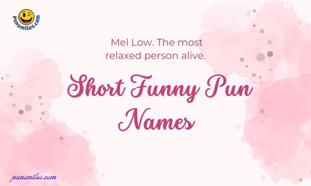  Short Funny Pun Names